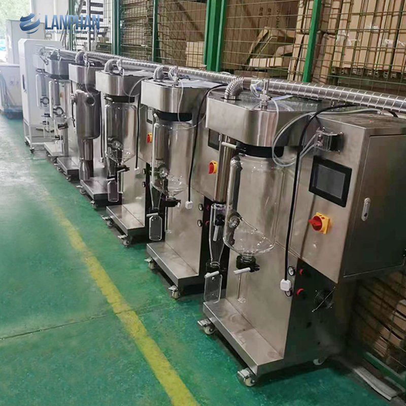미니 실험실 분무 건조기 2L 용량 SUS304 재질 3KW 전력 커피 우유 분말용