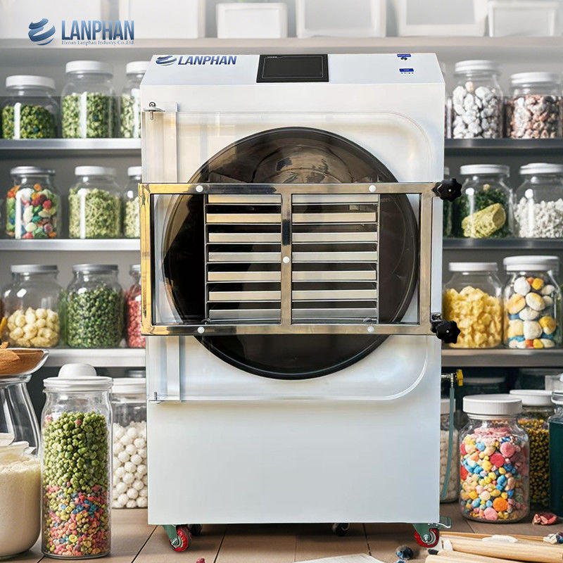 4m2 14 대형 트레이 진공 식품 과일 건조기 기계 가격 상업용 식품 진공 동결 건조 장비