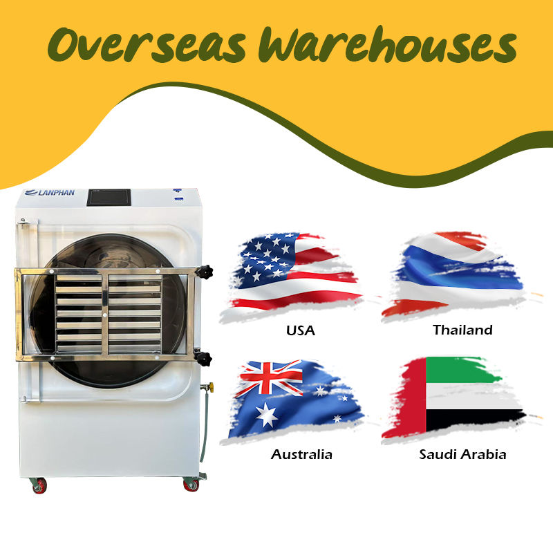 4m2 14 대형 트레이 진공 식품 과일 건조기 기계 가격 상업용 식품 진공 동결 건조 장비