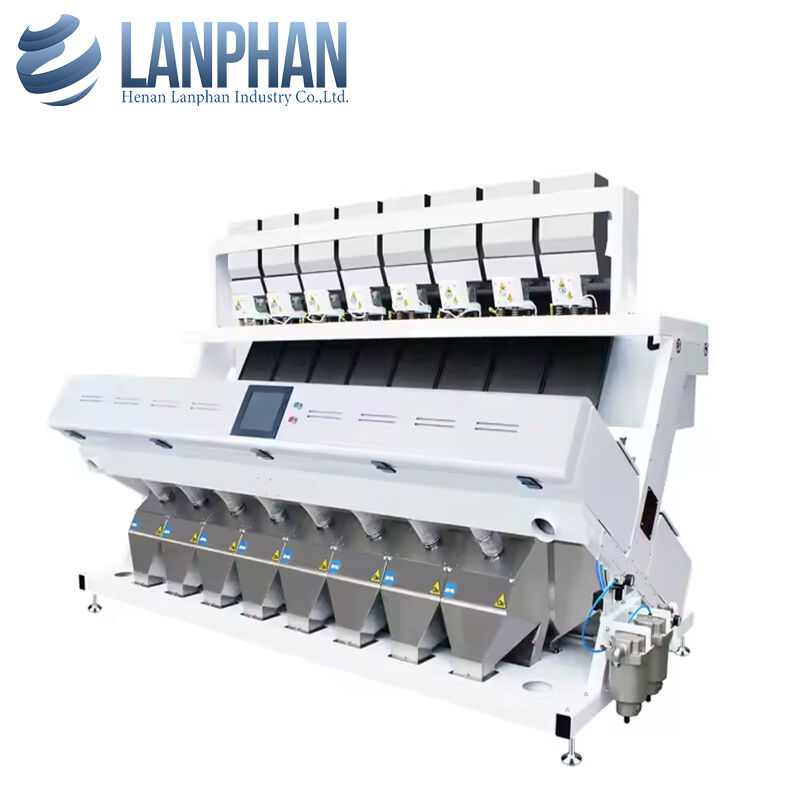쌀, 견과류 및 씨앗을 위한 다채널 광학 색상 분류 기계