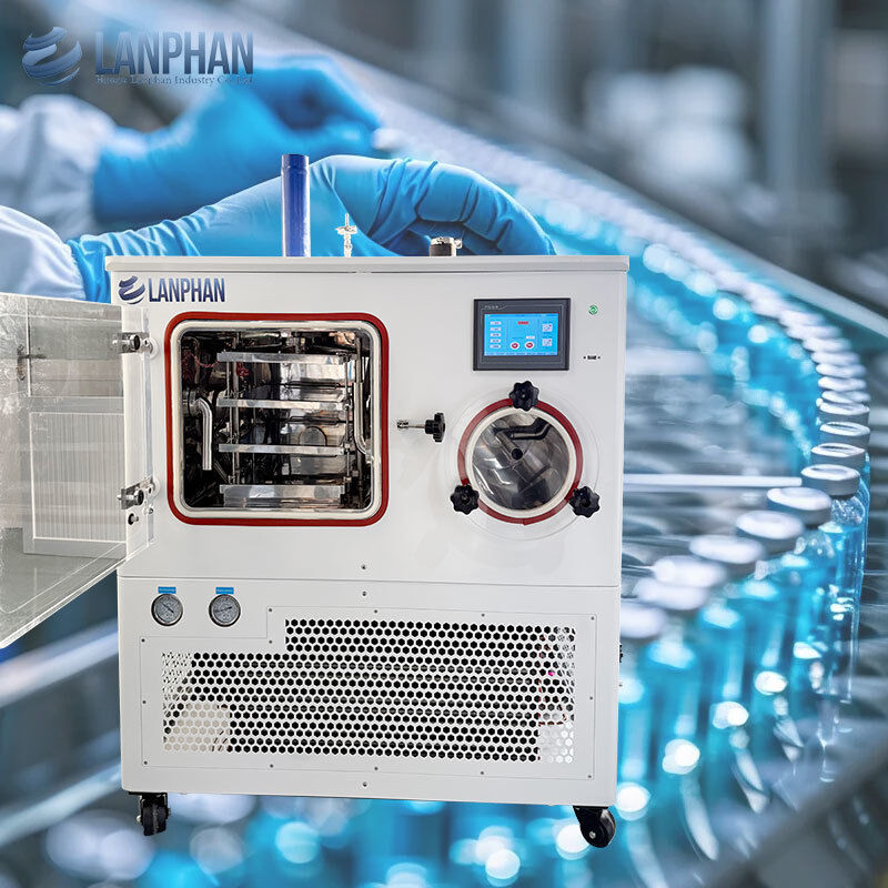 -75°C 맞춤형 실험실 동결 건조기 3 트레이 제약 동결 건조기 (진공 펌프 포함)