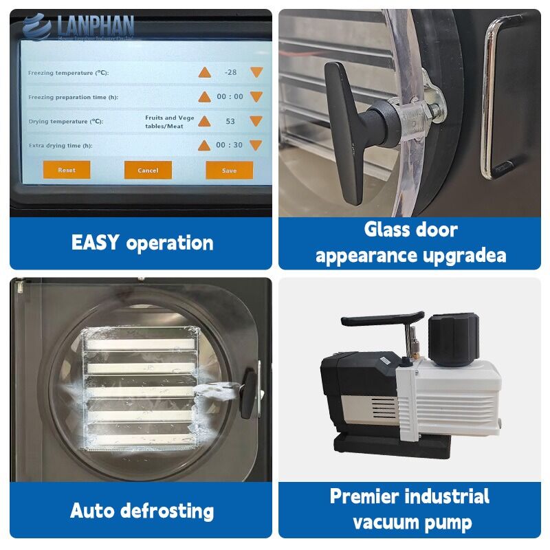 4-6KG 자동 소식품 과일 육류 진공 냉동 건조기 가정용