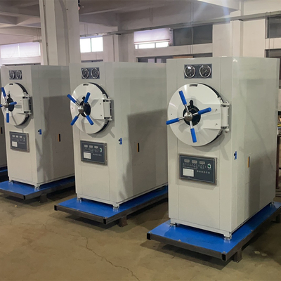 수평선상 원통 압력솥 0.22Mpa 고압 증기 멸균 장치 9KW