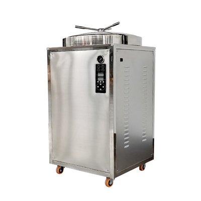 고압 증기 멸균 장치 수직 압력솥 스테인레스 강 8KW 자동 버섯